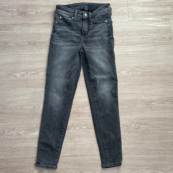 American Eagle Outfitters Denim - American Eagle Outfitters Dark Gray Skinny Jeans